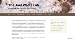 Desktop Screenshot of joelwattslab.org